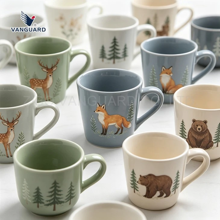 Botanical Ceramic Cup