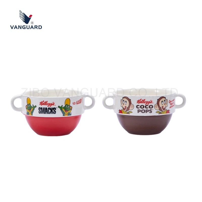 Ceramic Soup Bowls With Two Handles