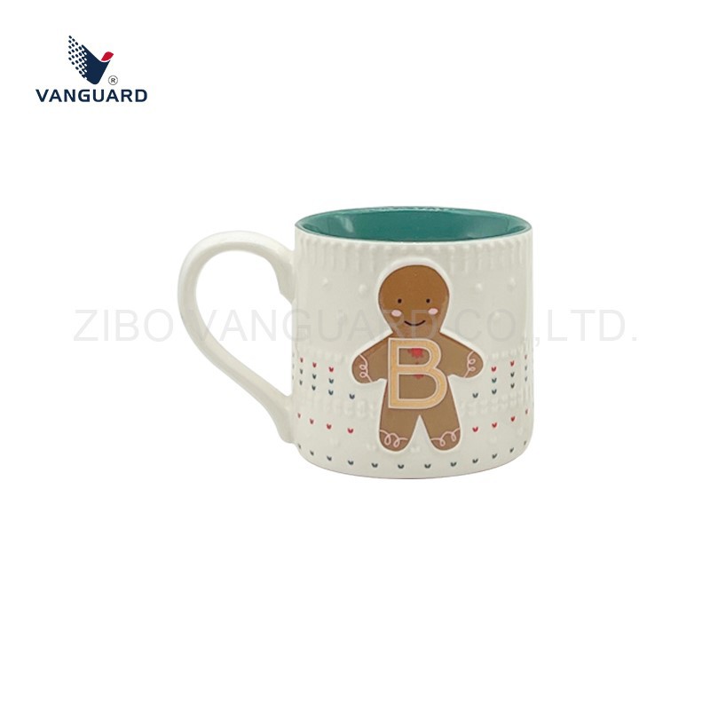 Embossed ceramic mugs Embossed ceramic mugs