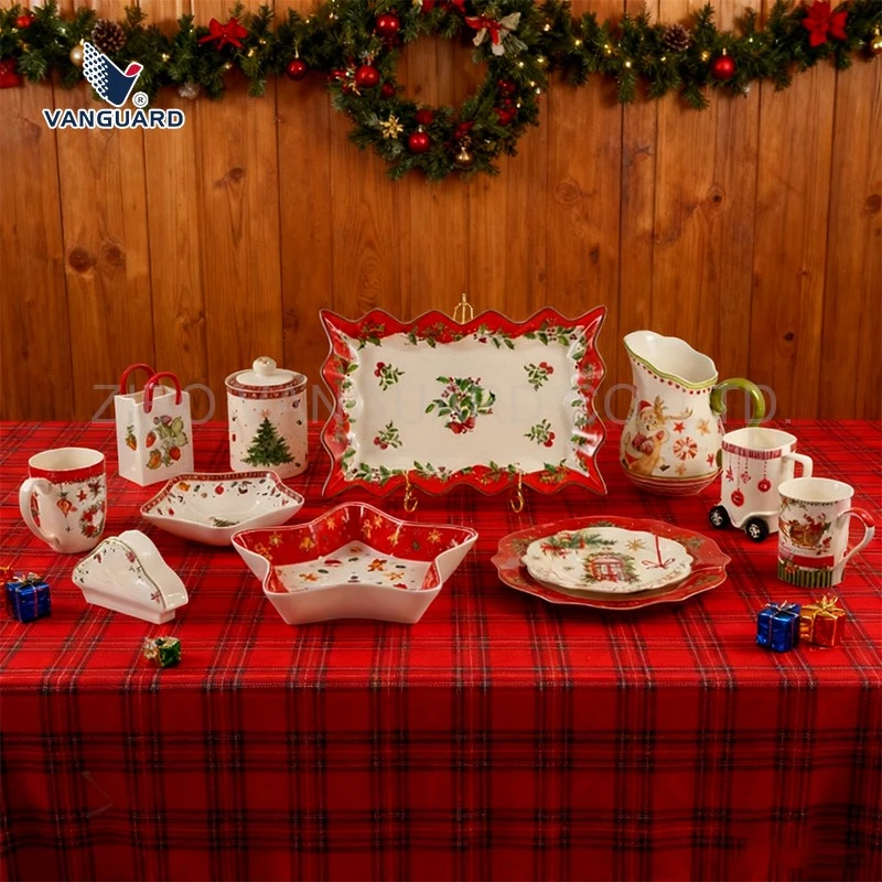 Christmas Ceramic Dinnerware Set Christmas Ceramic Dinnerware Set