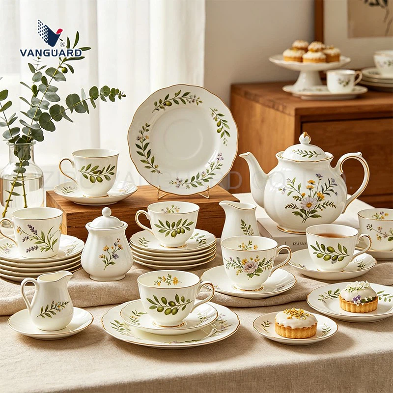 Classic Floral Ceramic Dinner Set Classic Floral Ceramic Dinner Set