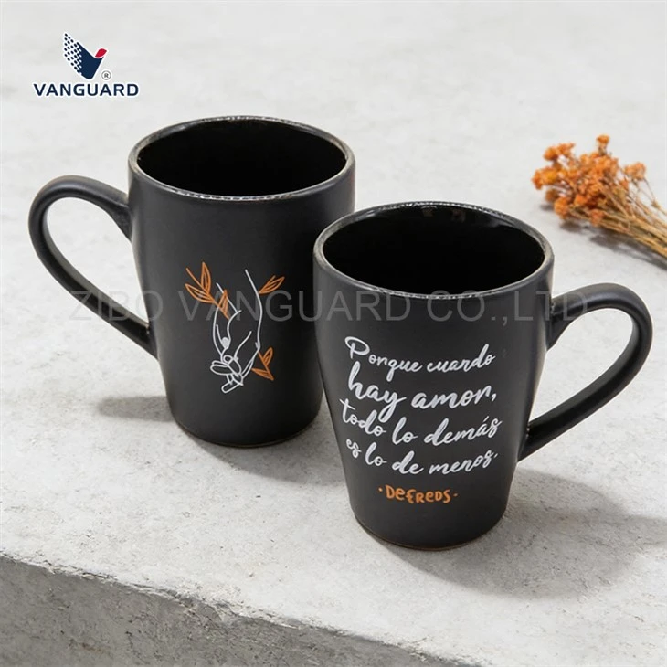 Matte Black Ceramic Mug