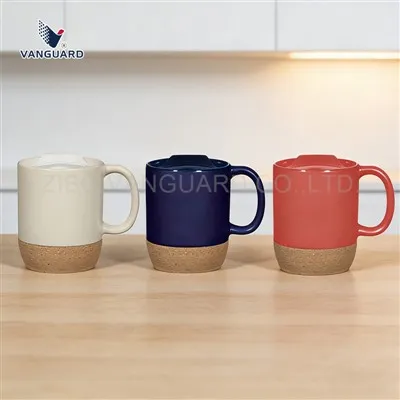 Mug with Cork Bottom and Lid