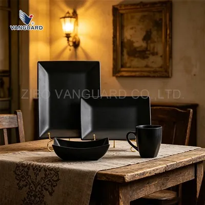 Porcelain Square Dinner Set