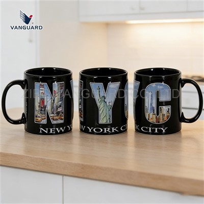 Relief Ceramic Mugs with NYC Designs