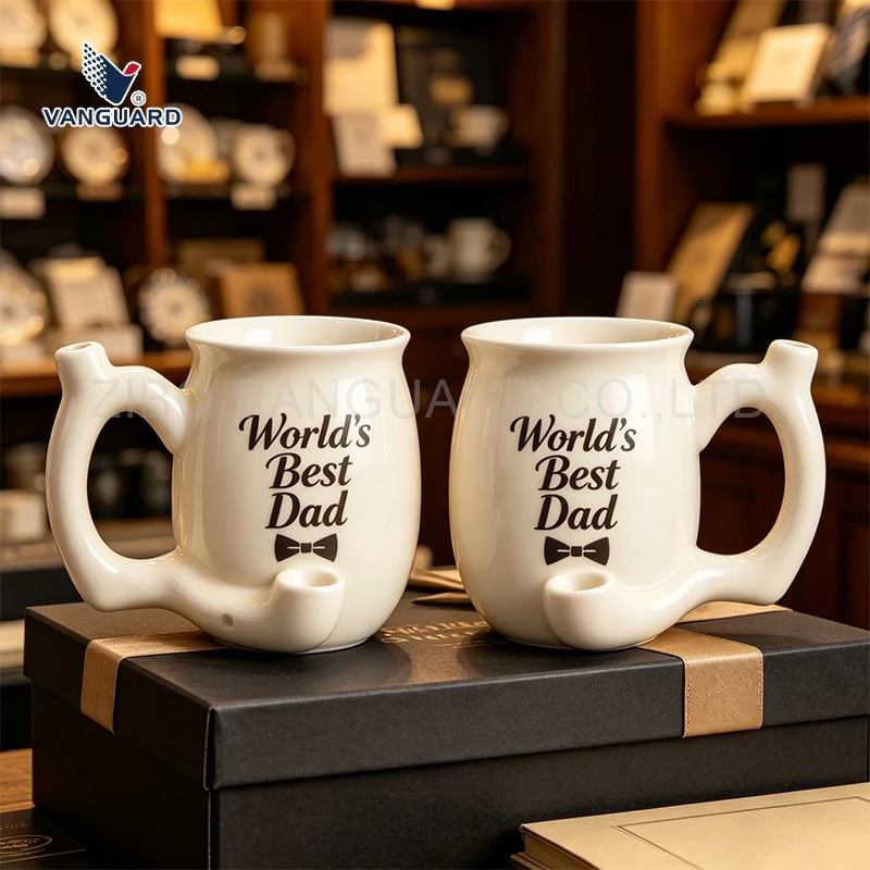 pipe handle ceramic mug pipe handle ceramic mug