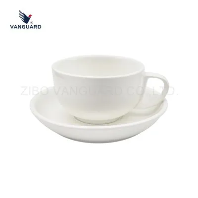 16oz Fine Porcelain Cup with Saucer