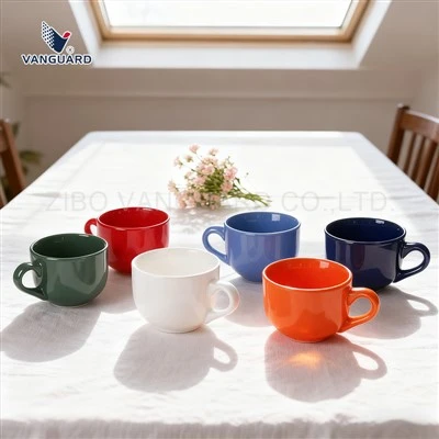16oz Ceramic Soup Cup