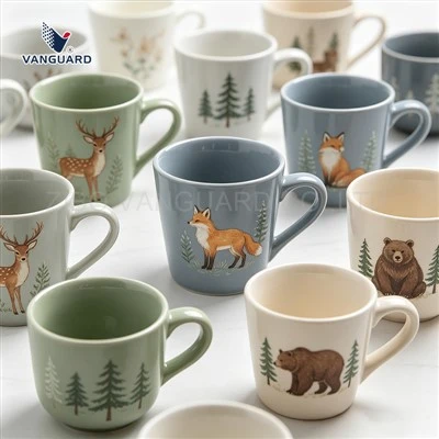 Botanical Ceramic Cup