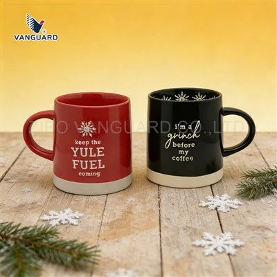 Christmas Screen Printed Ceramic Mug