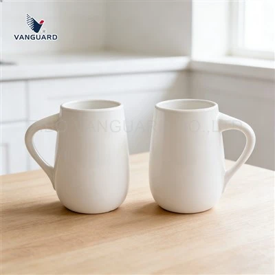 Egg Shaped Ceramic Mug