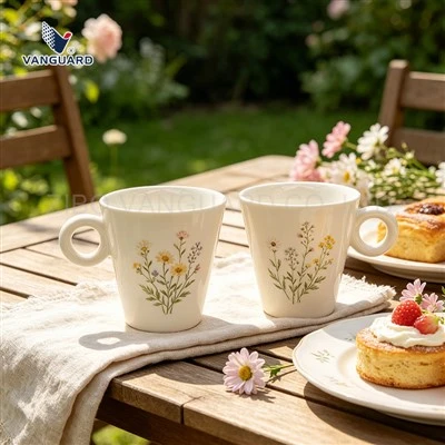 Ring Handle Ceramic Mug