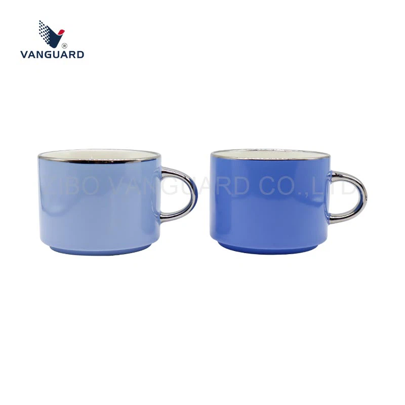 Stack Mugs With Sliver Handle
