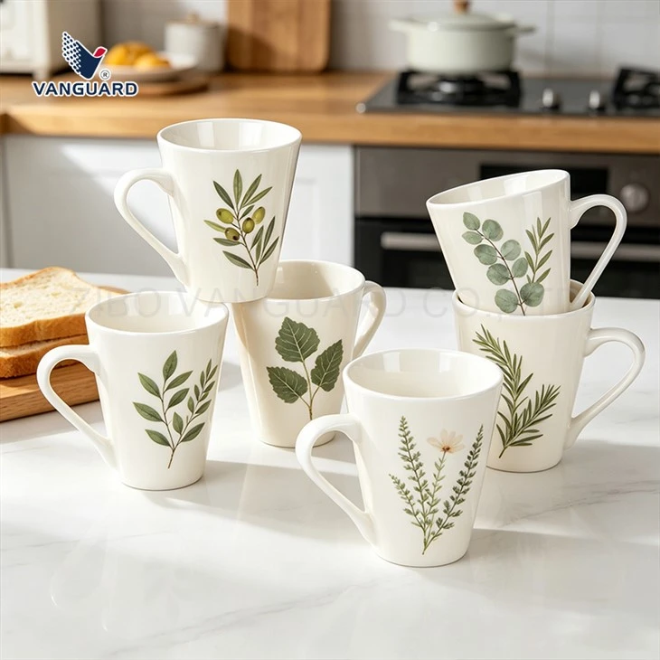 V Shaped Latte Coffee Mug