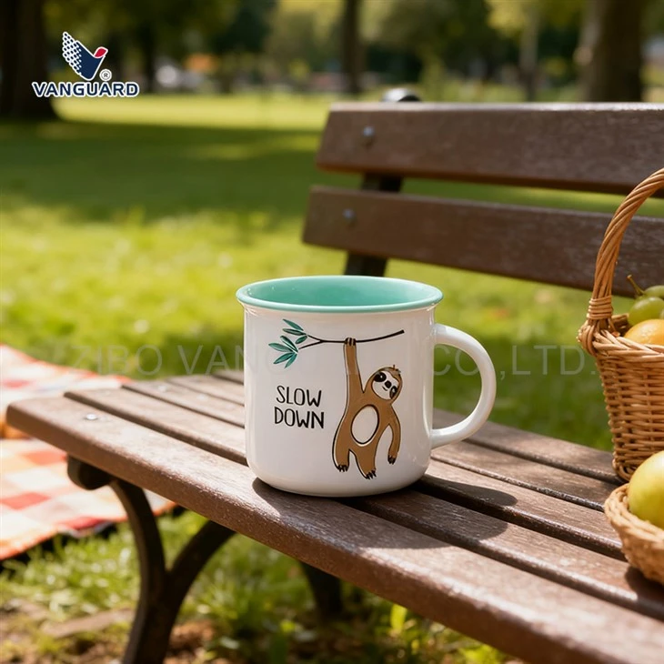 White Campfire Mug