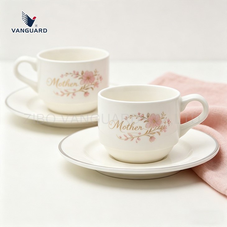 White Ceramic Tea Cup And Saucer suppliers